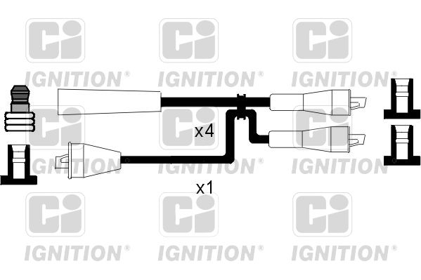 QUINTON HAZELL Комплект проводов зажигания XC1013